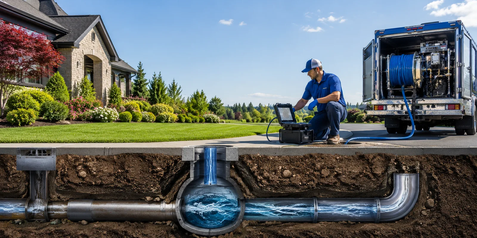 Drainage restoration information for Blue Creek, OH